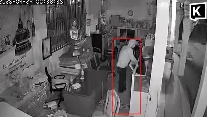 Temple thieves steal 200kg safe, flee with donations