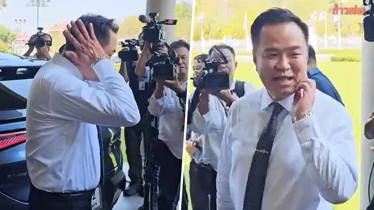 นายกฯ ทำท่าอ้าปากปิดหู บอก‘หูอื้อไม่ได้ยิน’ หลังถูกถามปม ชาดา แจกเงินผู้สูงอายุ