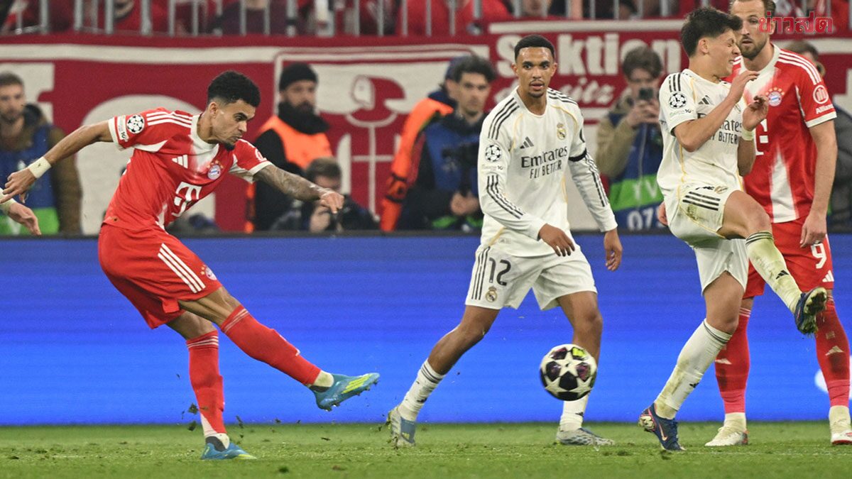 บาเยิร์น มิวนิก แซงชนะ เรอัล มาดริด 10 คนเข้ารอบรองชนะเลิศ ยูฟ่า แชมเปียนส์ ลีก