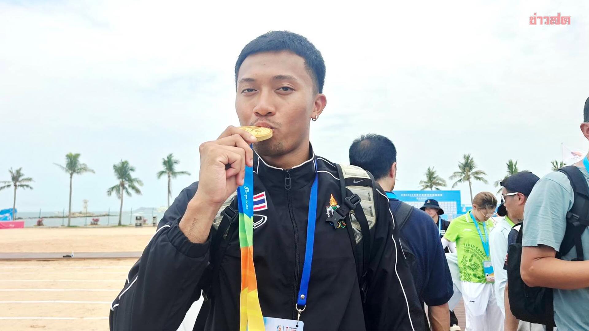 บิว ภูริพล ยอมรับตื่นเต้นไม่เคยวิ่ง 60 ม. พอใจคว้าทอง – ลุ้น 4×60 ม. อีกเหรียญ