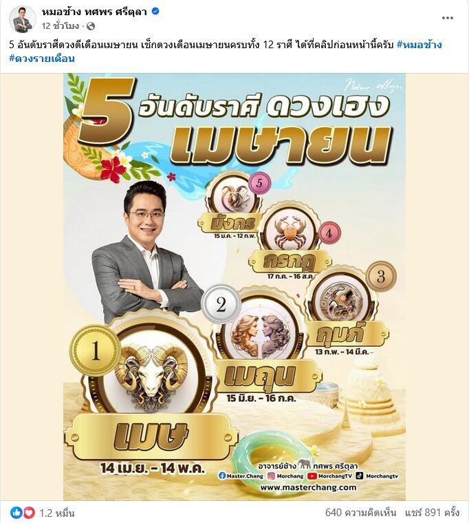 Nhà chiêm tinh Chang tiết lộ những cung hoàng đạo nào mang lại may mắn nhất trong tháng này, công bố 5 cung hoàng đạo triển vọng nhất cho tháng 4 năm 2026.