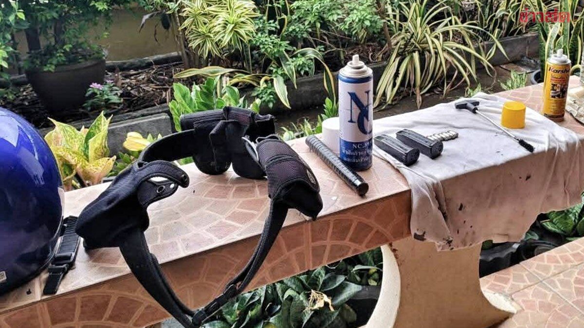 เมียพยาบาลร้องไห้โฮ สามีนายดาบตำรวจล้างปืนลั่นโป้งเจาะอกร้องลั่นช่วยพี่ด้วย หมอสุดยื้อเสียชีวิต