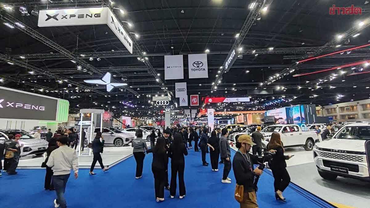 ราคาน้ำมัน ดันยอดจองรถ ในงานมอเตอร์โชว์ แตะ 1 แสนคัน คาดอีวี 50%