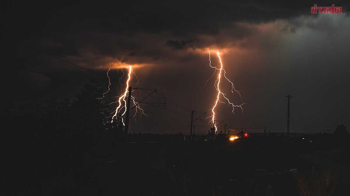 อุตุฯ เตือน ประเทศไทยอากาศร้อนจัด ระวัง พายุฤดูร้อน อันตราย ฟ้าผ่า ฝนฟ้าคะนอง