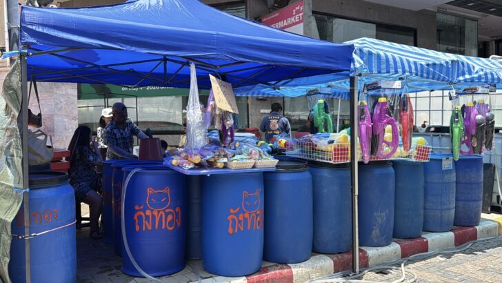 Hat Yai Songkran: 200-litre water tank with ice for 500 baht