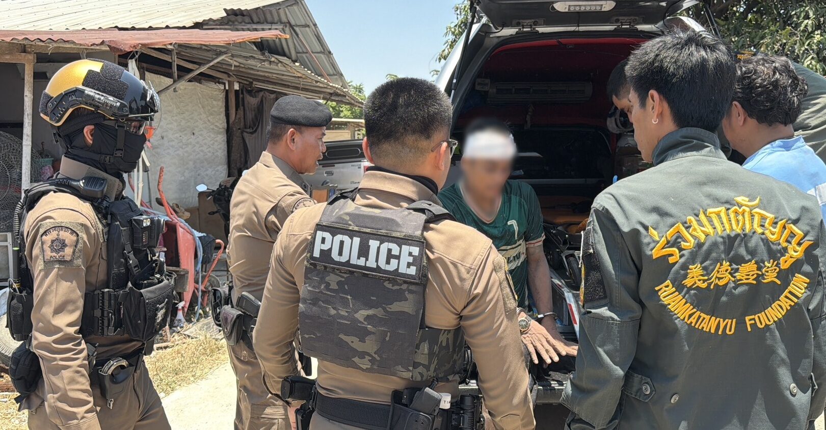 Man high on meth arrested after attempted assault in Samut Prakan