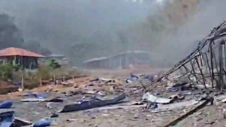 Myanmar airstrike hits Karen mining community, 12 injured