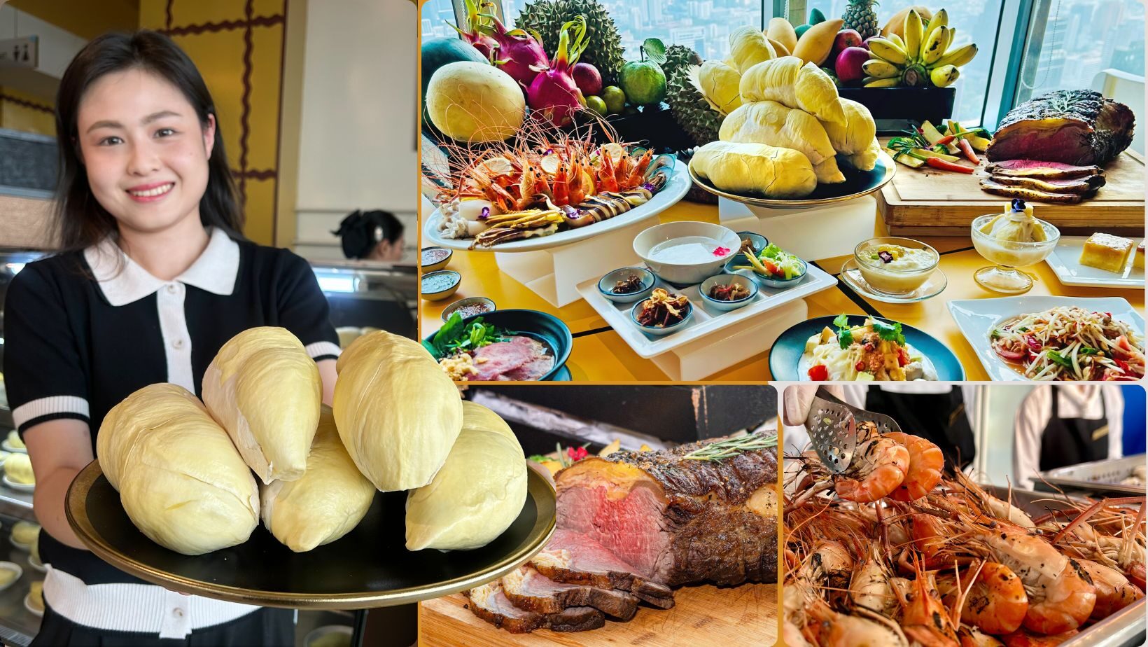 สวรรค์ในครัว – บุฟเฟต์ทุเรียน‘ใบหยก’ รวมซีฟู้ด-สเต๊กอิ่มไม่อั้น