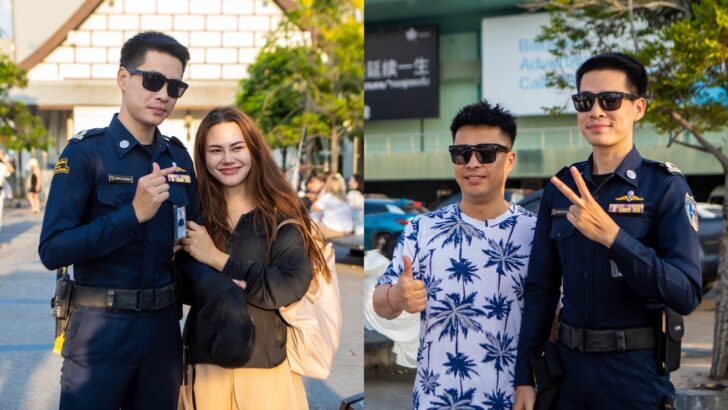 Pattaya Officer Becomes Social Media Star with Chinese Tourists