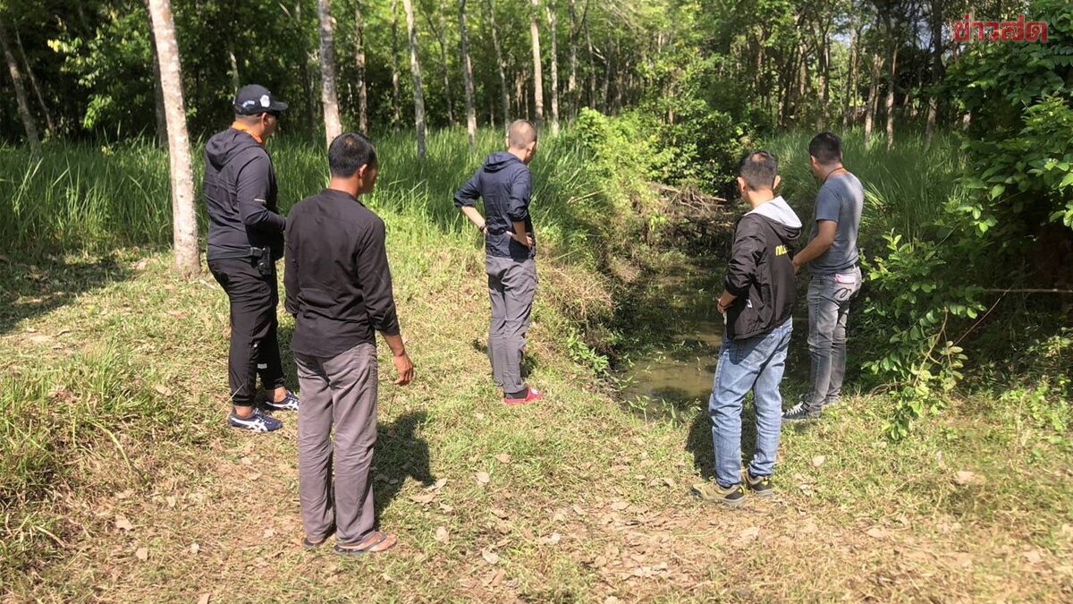 หนุ่มวัยรุ่นถูกยิงเสียชีวิตคาร่องน้ำ กลางสวนยางพารา ตร.คาดปมสัมพันธ์ชู้สาว