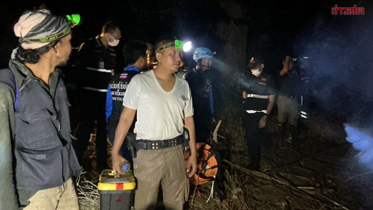 เจอสิ้นใจไม่นาน กู้ภัยมาช่วยไม่ทันชายหลงป่าเส้นทางลำบากทั้งลงเรือ-เดินเท้า มีหัวกระสุนฝังกะโหลก