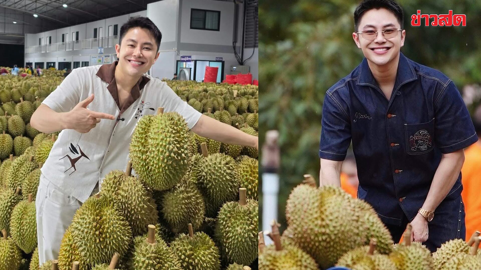 วิน วิลเลียม จัดโปรช็อกโลก! บุกล้งเหมาทุเรียนเกรดส่งออก ราคาหลับสิบ