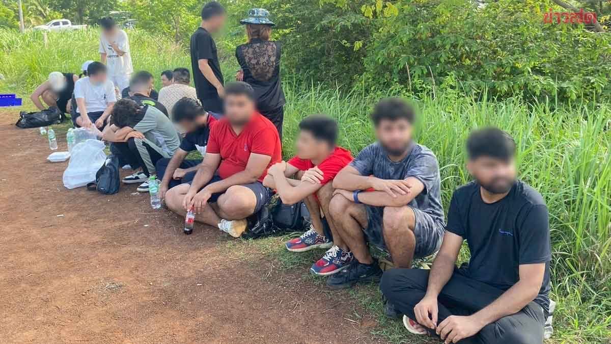ทะลักไม่หยุด รวบยกคัน นายหน้าคนไทย พร้อม 16 ชาวจีน-ปากีฯ แก๊งคอลฯปอยเปต