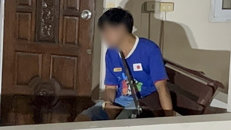 หนุ่มพิการ เมาหนัก