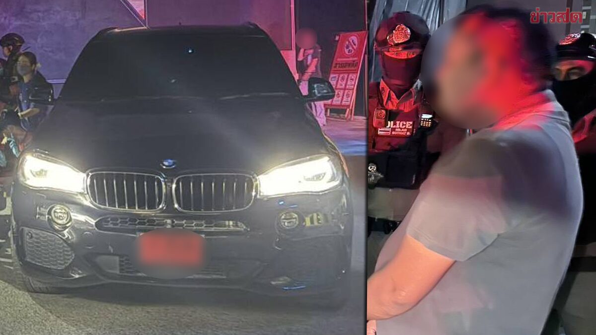 Prominent Nakhon Pathom Sub-district Chief Opens Fire on Pork Farm Owner in Black BMW with Red License Plate After Pub Confrontation