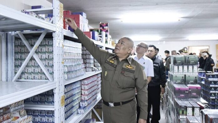 Thai police bust major online vaping network in Bangkok | News by Thaiger