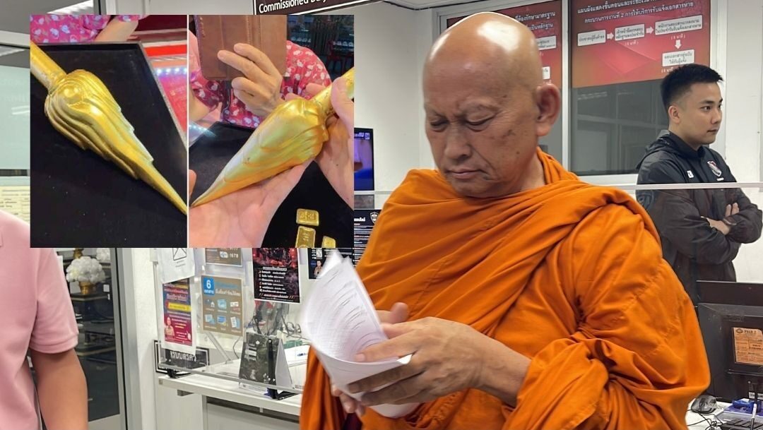 หลวงพ่อวัดบุญชื่นชู โร่แจ้งความ เอาผิด แพ่ง-อาญา คนร้ายฉก พระเกศทองคำ 50 บาท ล่องหนหาย
