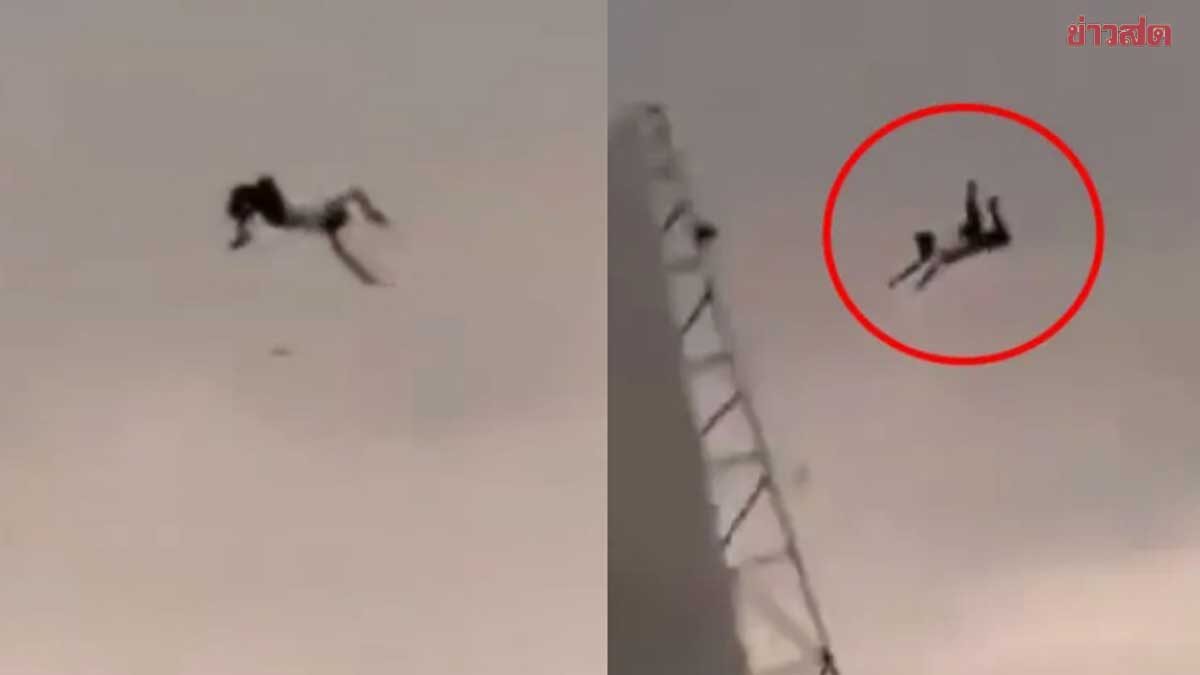 Indian Man Lifted 7 Seconds Into the Air by Storm Before Landing Over 100 Meters Away