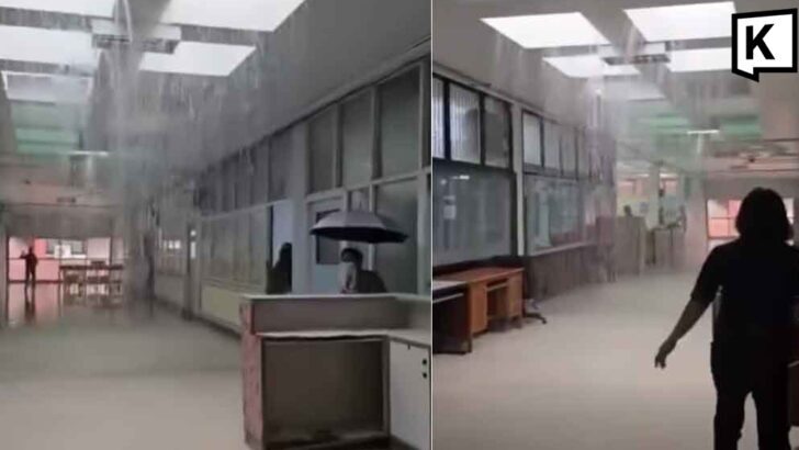 Heavy rain causes leaks at Surat Thani hospital