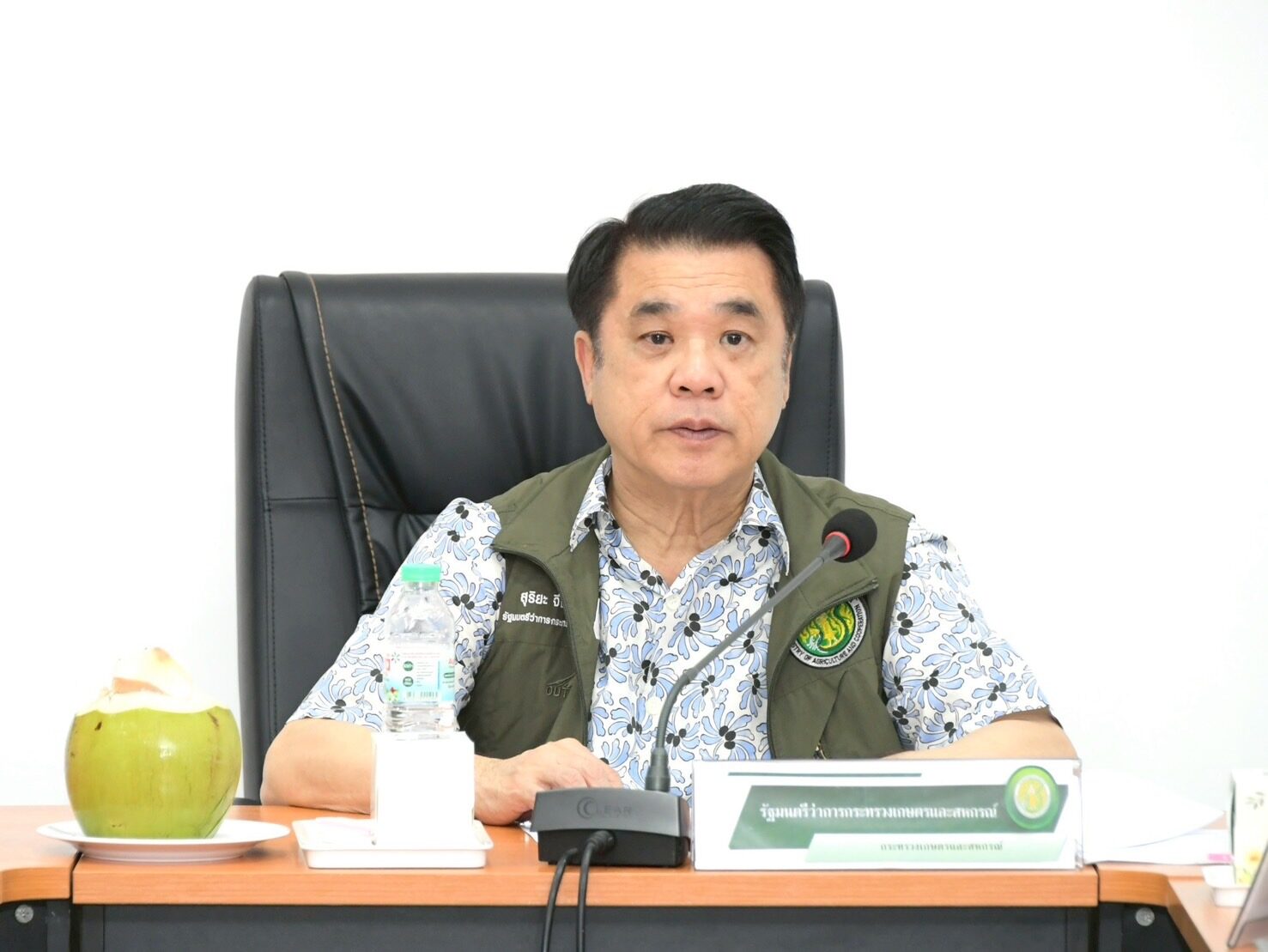 Agriculture Minister Suriya Visits EEC, Directs All Agencies to Maximize Water Management Efficiency
