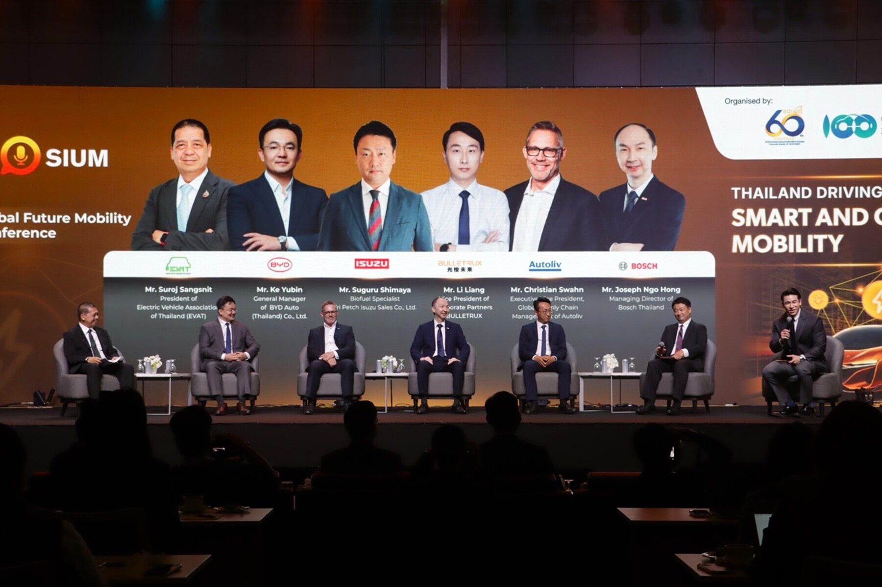 BOI Partners with Chinese, Japanese, and European EV Manufacturers to Drive Thailand Toward 'Smart & Green Mobility'