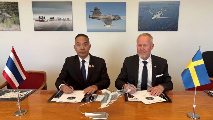 Thailand’s first Gripen E/F enters production