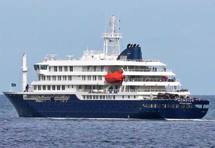เรือสำราญ MV Hondius ออกเดินทางจากท่าเรือ Praia ประเทศเคปเวอร์เด ในวันพุธที่ 6 พฤษภาคม 2026