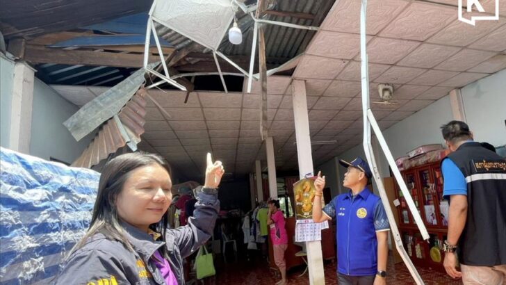 Storms damage more than 350 homes in Khon Kaen, evacuation sites prepared