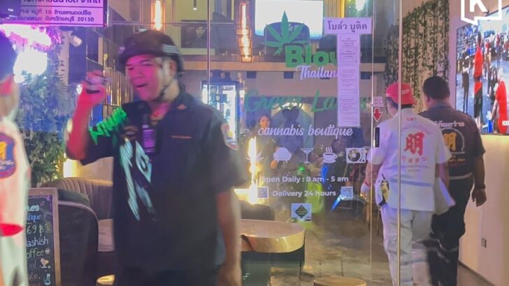 First-time cannabis use leaves Chinese man in distress at Pattaya shop