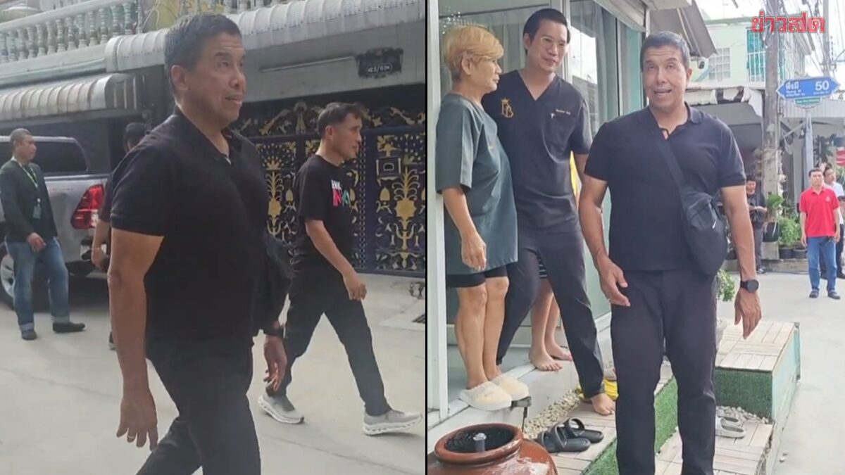 Chatchai Rushes to Inspect 50 Flood-Risk Points in Soi Phueng Mai Before Resignation, Pledges to Return as Visitor