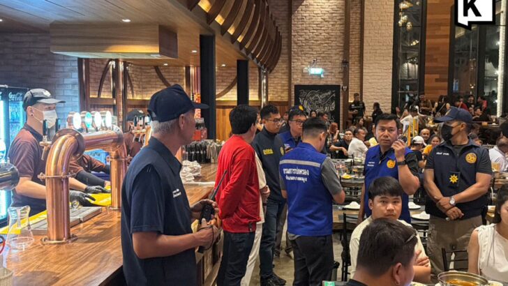 Chonburi officials raid unlicensed concert venue after noise complaints