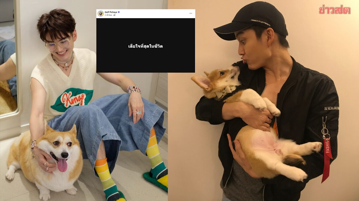 Legendary Singer Golf Pichaya Posts Heartbreaking Message About Loss of Beloved Dog Fila