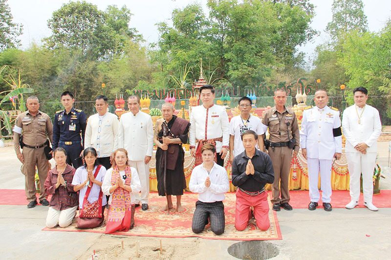 วางศิลาฤกษ์ พระมหาเจดีย์กตัญญูคัมภีโร