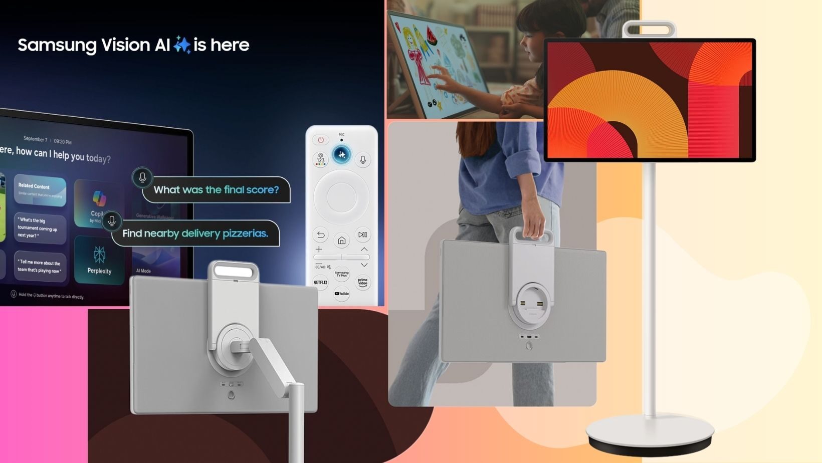 Multiple IT Solutions – Samsung The Movingstyle AI Smart TV You Can Take Anywhere