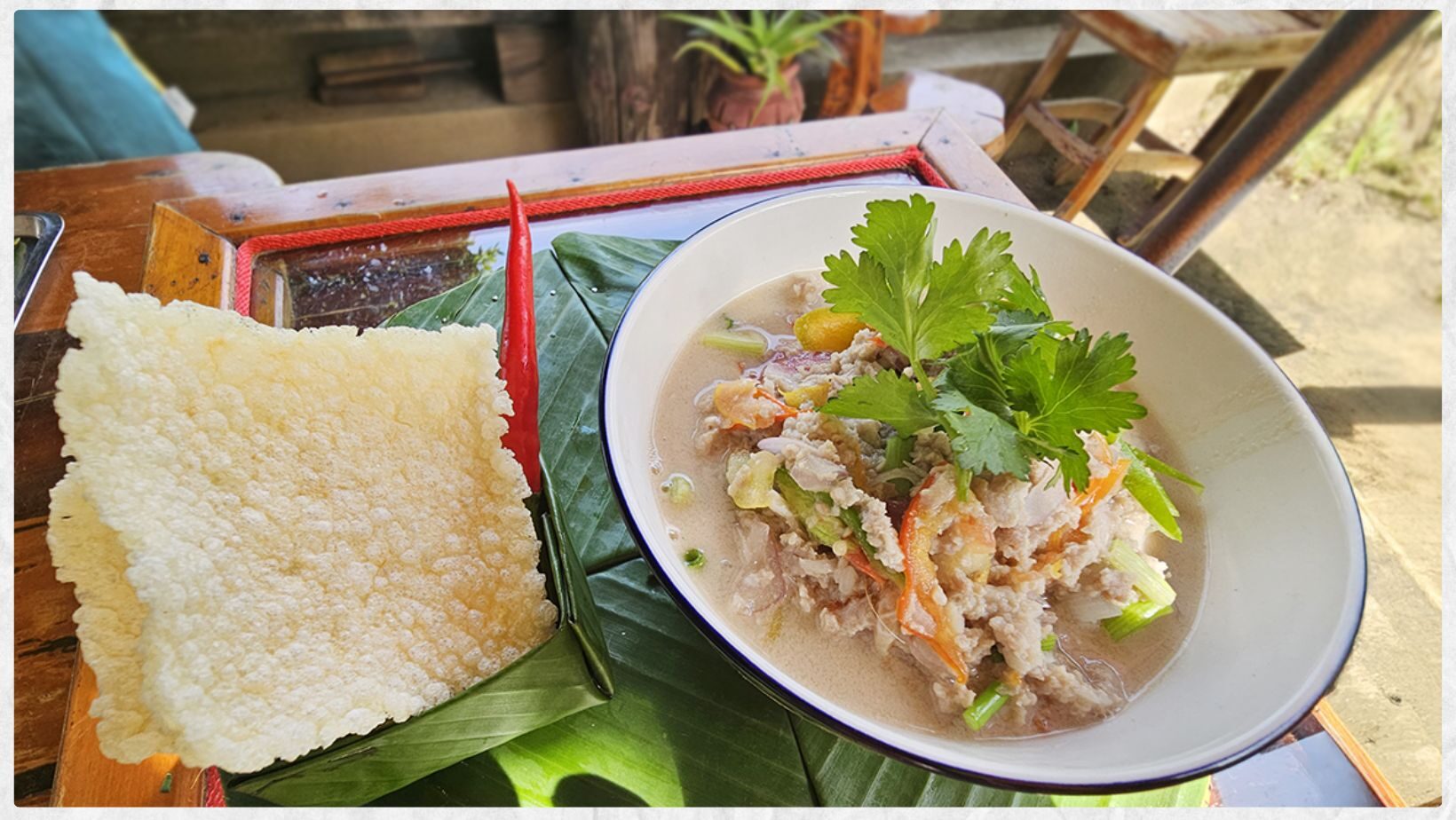 จานเด็ด 77 จังหวัด – หมูเจ่า ข้าวตัง