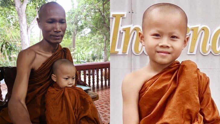 Seven-year-old novice monk enters Patimokkha recitation contest, eyes national record