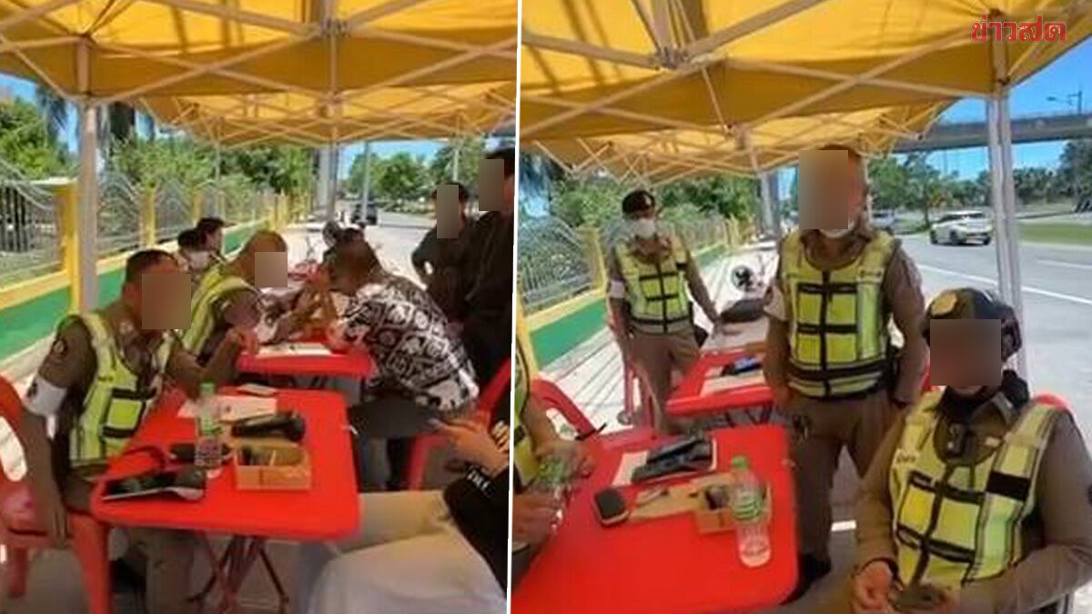 Khon Kaen Man Protests Checkpoint: Why No Ticket for No License, But Arrest Record Sent to Court? Police Captain Explains It's the Law