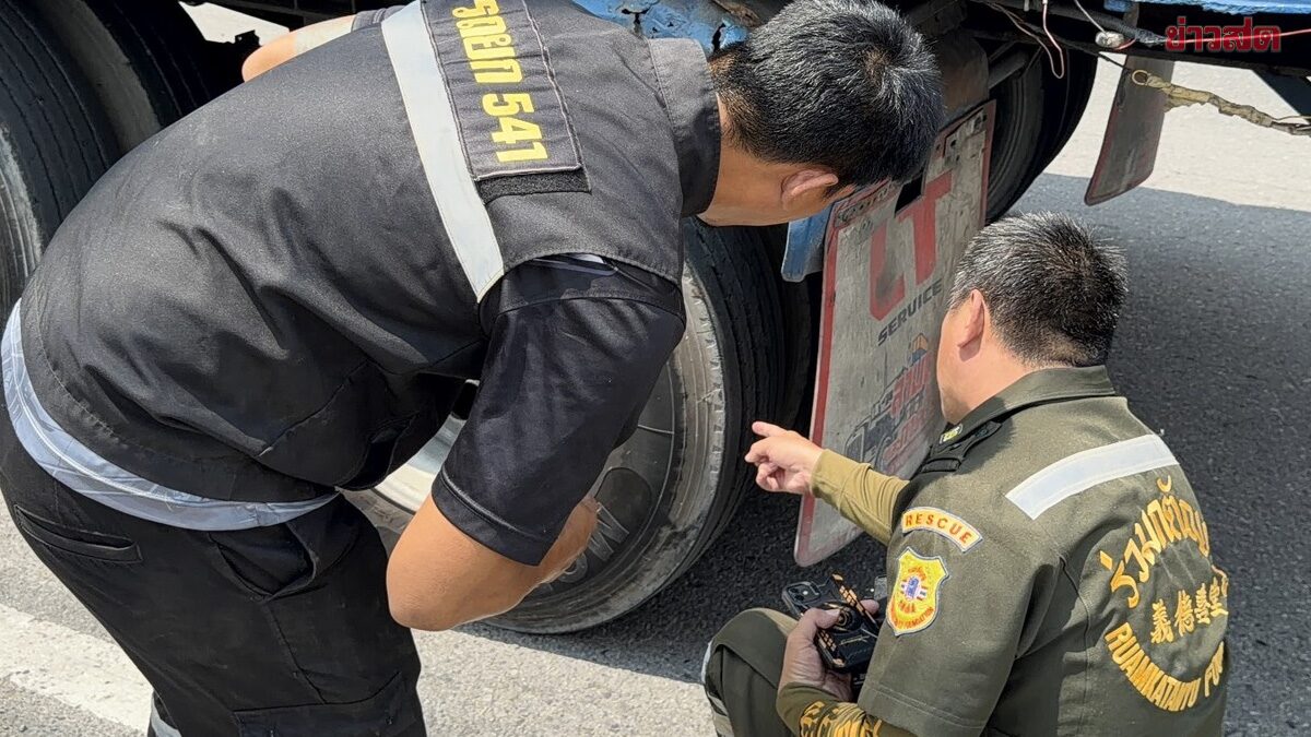 Motorcyclist Skids on Sand, Falls Into Path of Truck, Fatally Crushed