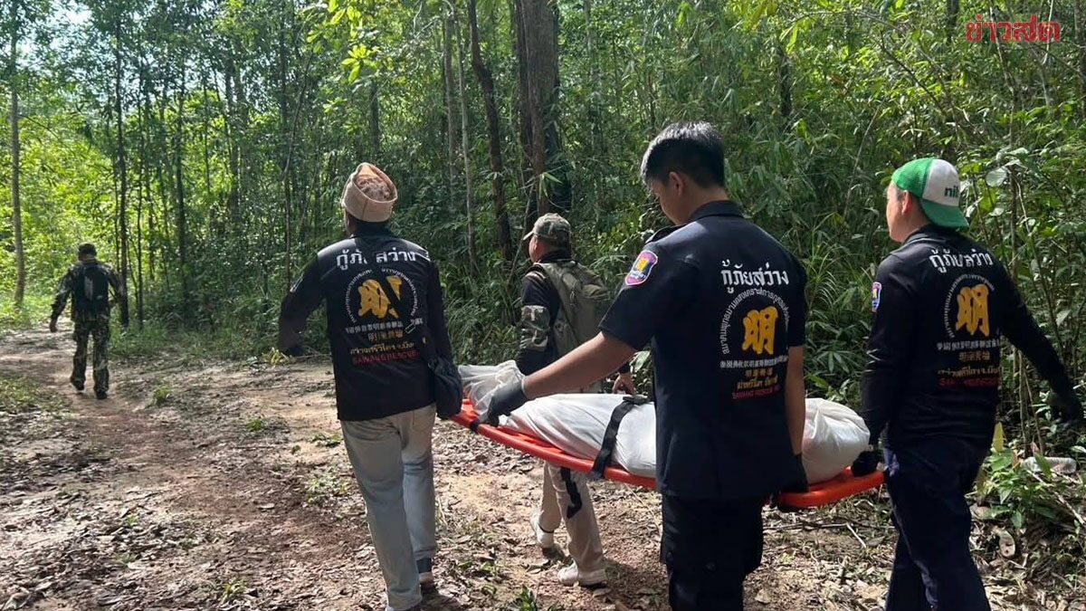 สลด! หญิงวัย 39 ปี เข้าเก็บเห็ดในป่าภูวัว ถูกช้างป่าทำร้ายเสียชีวิต