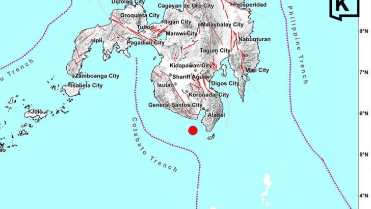 Major 7.8 earthquake triggers tsunami warnings and building 