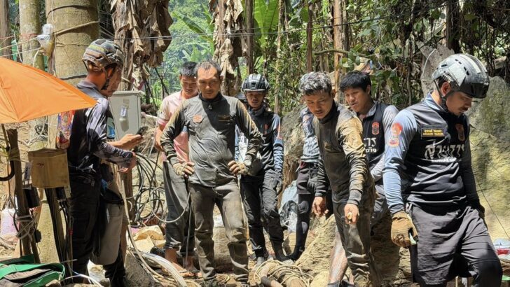 Rescuers call off search for two trapped in Laos cave after 