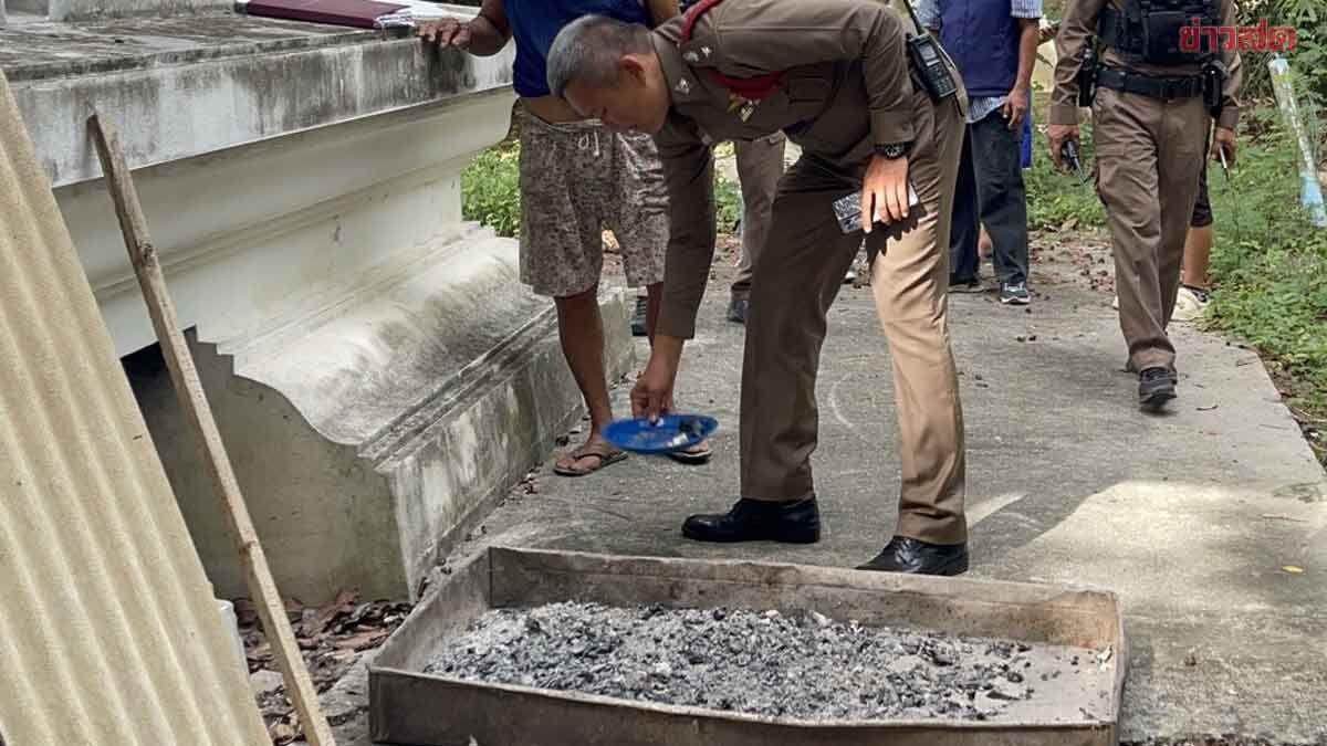 สัปเหร่อแจ้งความ คนแอบเอาศพทารกมาเผาที่เมรุวัด ตำรวจเร่งติดต