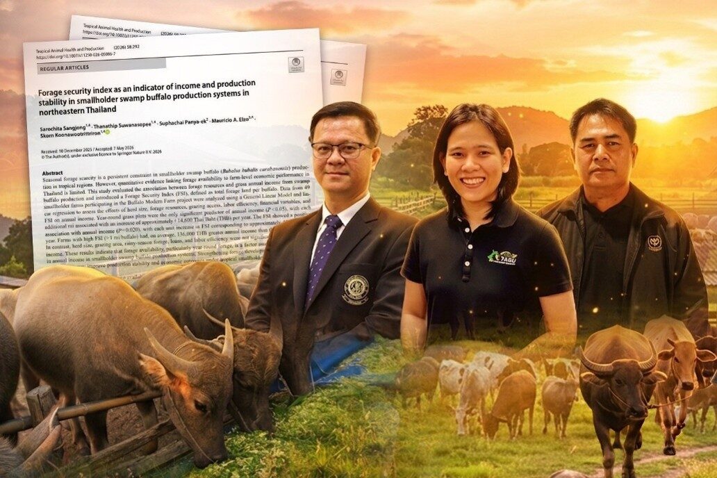 ซีพี–ม.เกษตรฯ ต่อยอดข้อมูลเกษตรกร สู่งานวิจัยกระบือระดับโลก