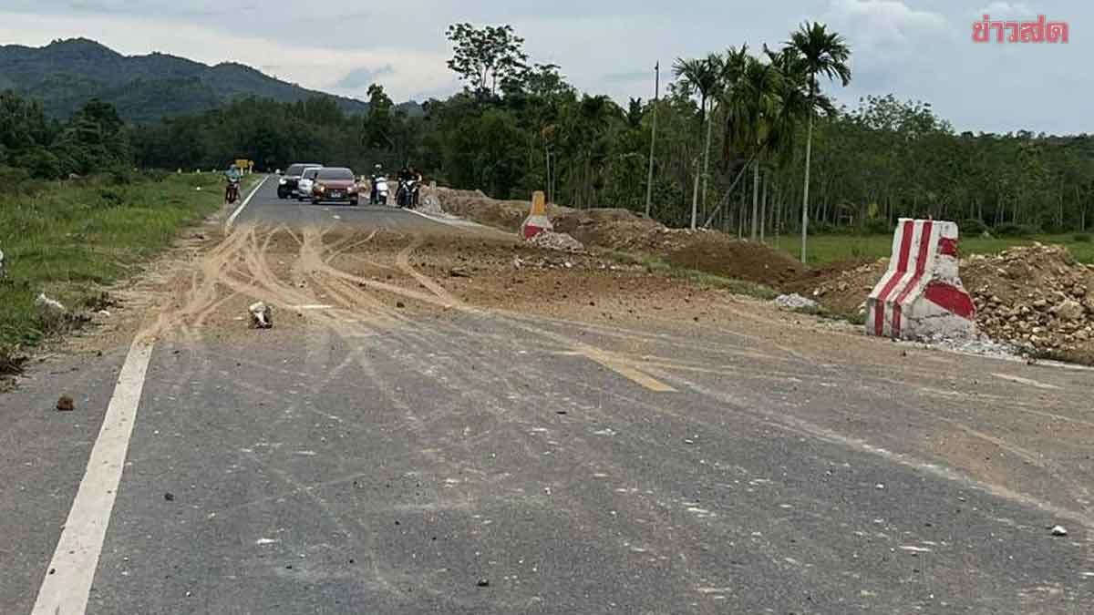 ป่วนปัตตานี คนร้าย ลอบวางระเบิด ขบวนรถนายอำเภอมายอ แรงอัดระเ
