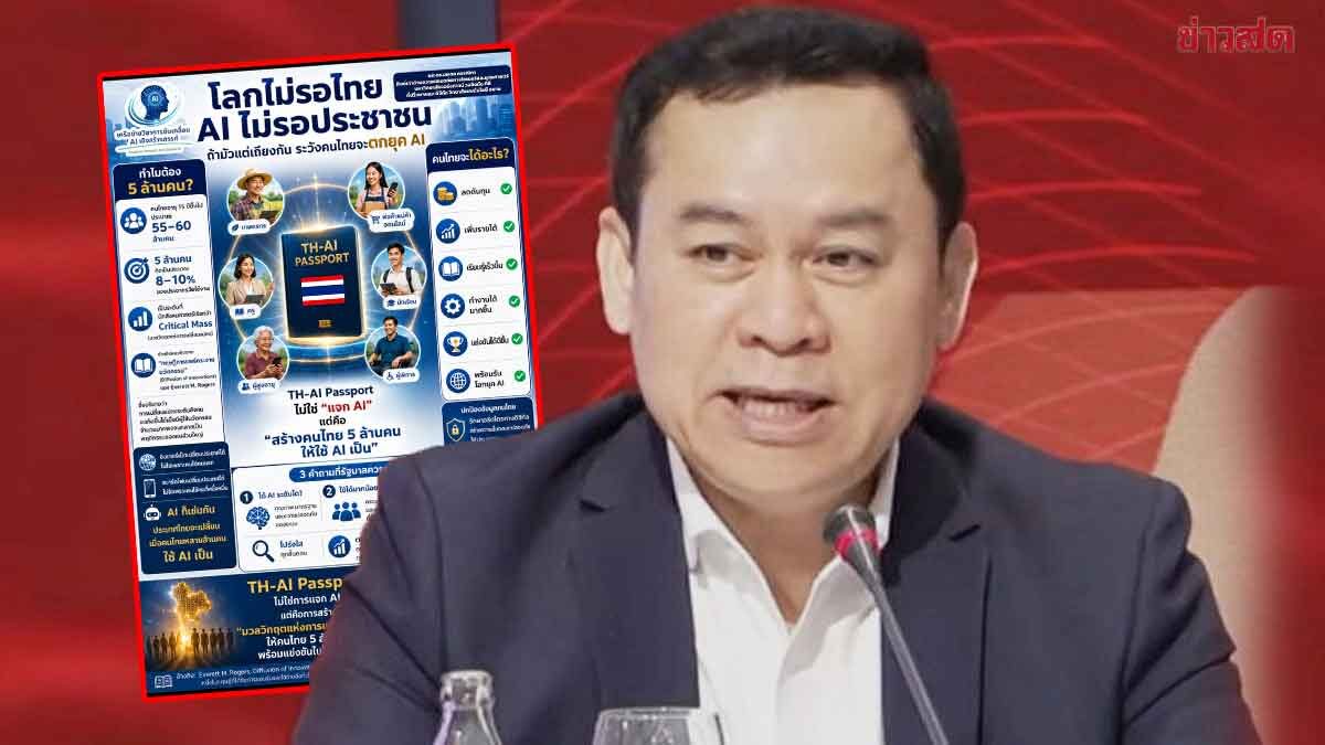 นักวิชาการ จี้รัฐบาลแจงให้ชัด ถ้าอยากเดินหน้า TH-AI Passport