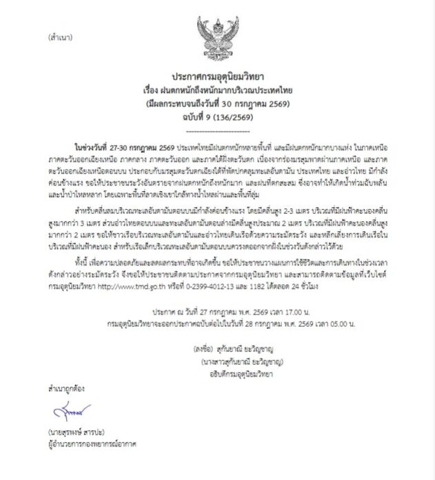 กรมอุตุนิยมวิทยา