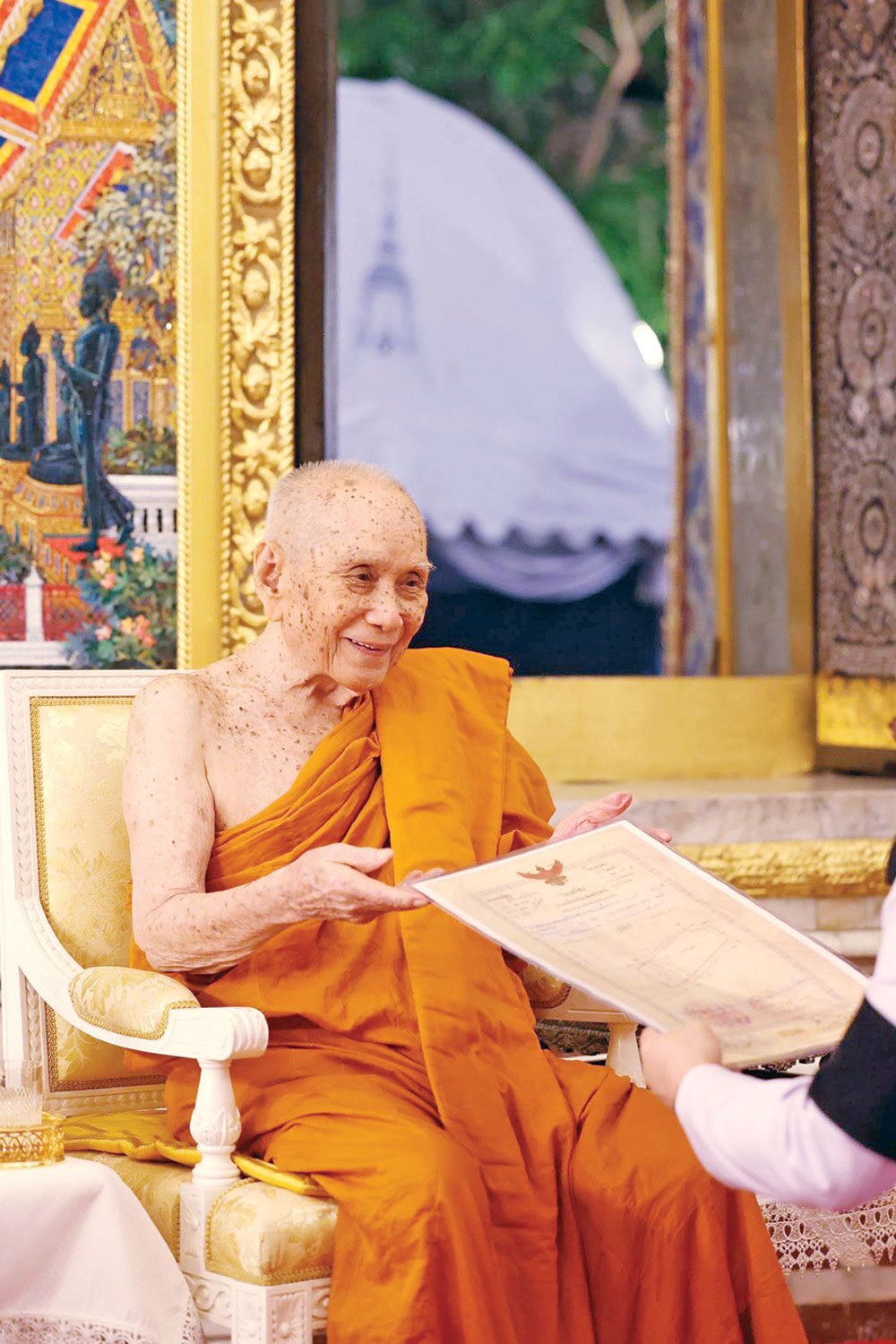 สดจากหน้าพระ - พิธีประทานที่ดินโรงพยาบาล สมเด็จพระอริยวงศาคตญาณฯ