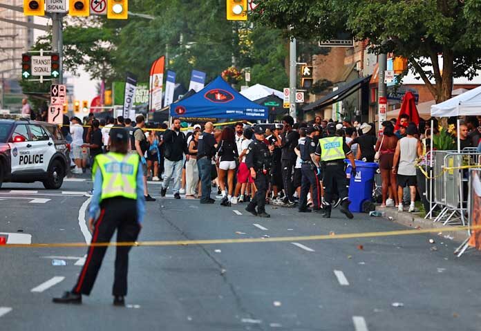 ตำรวจเข้าระงับเหตุกราดยิงในงาน Salsa on St. Clair ที่เมืองโทรอนโต เมื่อวันเสาร์ที่ 11 กรกฎาคม 2569