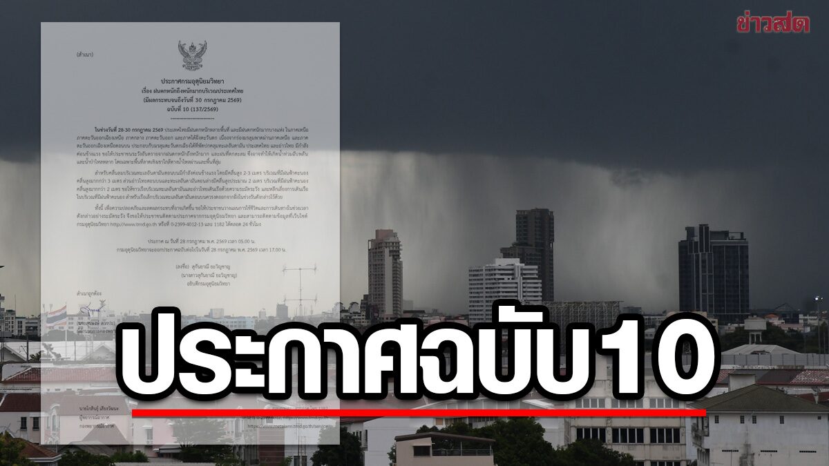 ฝนหนักมาก น้ำท่วมฉับพลัน น้ำป่าไหลหลาก: รู้จักสัญญาณเตือนภัยและวิธีรับมืออย่างถูกต้อง