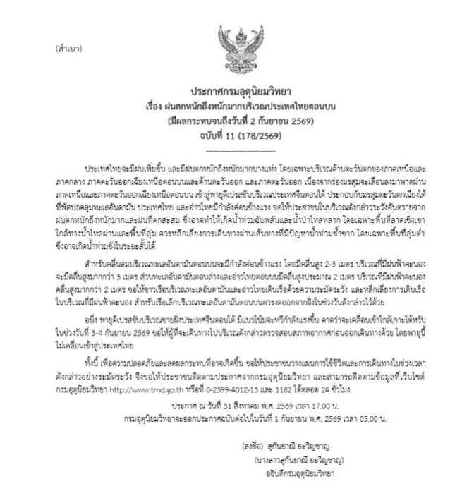 กรมอุตุนิยมวิทยา